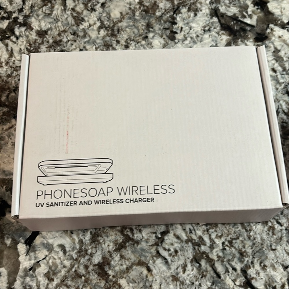 Phone sanitizer and wireless charger